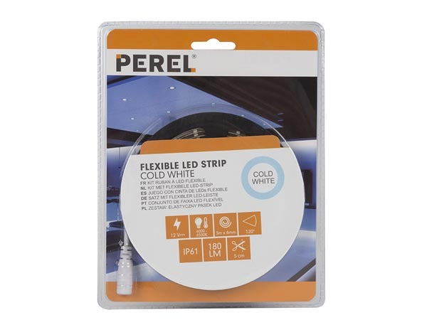 3 meter LED strip - Koud wit - Complete set - Inkortbaar 3 meter LED strip - Koud wit - Complete set - Inkortbaar